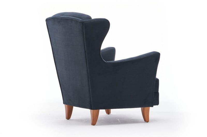 Nojatuoli Kiola - Sametti/Antrasiitti/Luonnonvär - Huonekalut - Tuoli & nojatuoli - Nojatuoli & lepotuoli - Samettinojatuoli