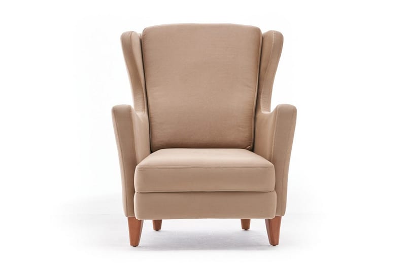 Nojatuoli Kiola - Sametti/Kermanvalk/Luonnonväri - Huonekalut - Tuoli & nojatuoli - Nojatuoli & lepotuoli - Samettinojatuoli