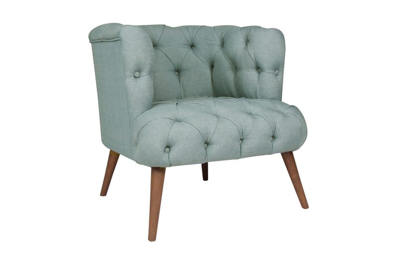 Nojatuoli Kiroli - Indigonsininen/Luonnonväri - Huonekalut - Tuoli & nojatuoli - Nojatuoli & lepotuoli