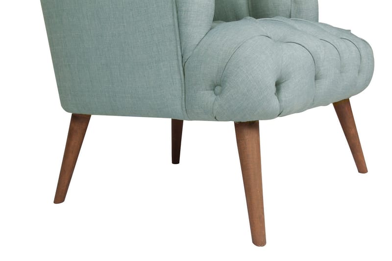 Nojatuoli Kiroli - Indigonsininen/Luonnonväri - Huonekalut - Tuoli & nojatuoli - Nojatuoli & lepotuoli