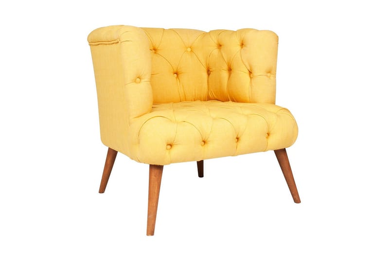 Nojatuoli Kiroli, Keltainen/Luonnonväri