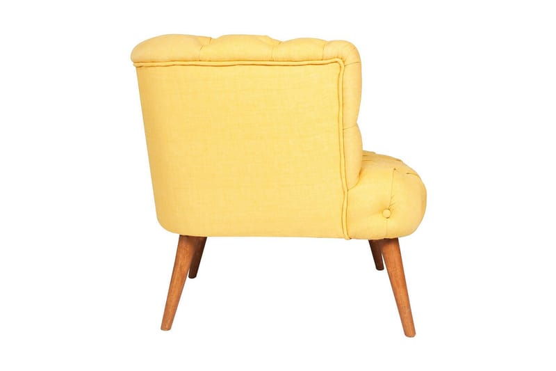 Nojatuoli Kiroli - Keltainen/Luonnonväri - Huonekalut - Tuoli & nojatuoli - Nojatuoli & lepotuoli