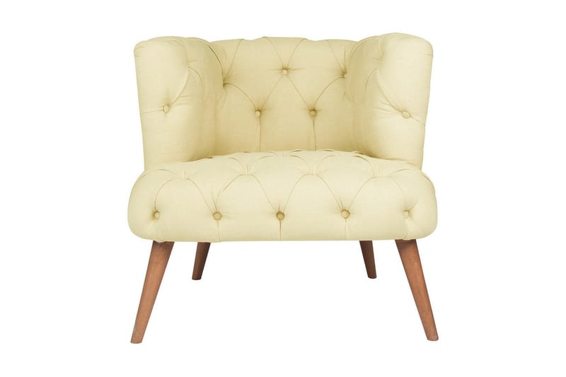 Nojatuoli Kiroli - Kermanvalkoinen/Luonnonväri - Huonekalut - Tuoli & nojatuoli - Nojatuoli & lepotuoli