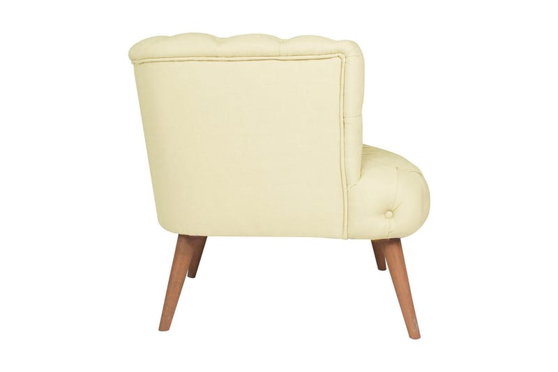 Nojatuoli Kiroli - Kermanvalkoinen/Luonnonväri - Huonekalut - Tuoli & nojatuoli - Nojatuoli & lepotuoli