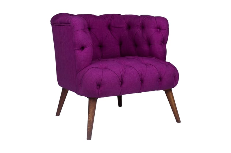 Nojatuoli Kiroli - Liila/Luonnonväri - Huonekalut - Tuoli & nojatuoli - Nojatuoli & lepotuoli