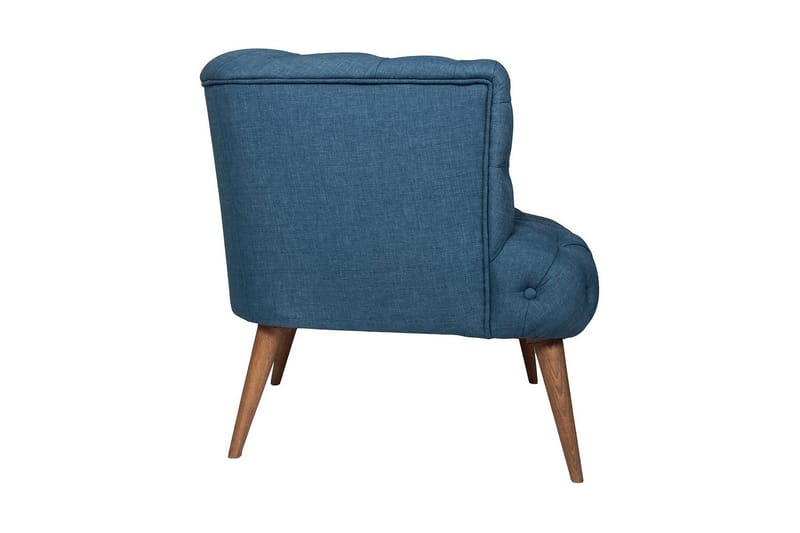 Nojatuoli Kiroli - Tummansininen/Luonnonväri - Huonekalut - Tuoli & nojatuoli - Nojatuoli & lepotuoli