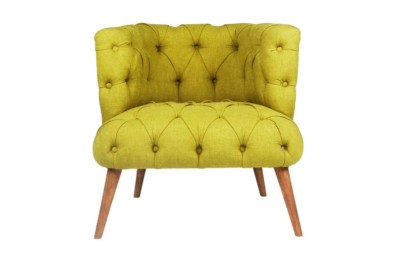 Nojatuoli Kiroli - Vihreä/Luonnonväri - Huonekalut - Tuoli & nojatuoli - Nojatuoli & lepotuoli