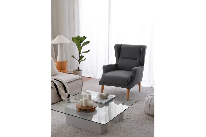 Nojatuoli Klam, Harmaa