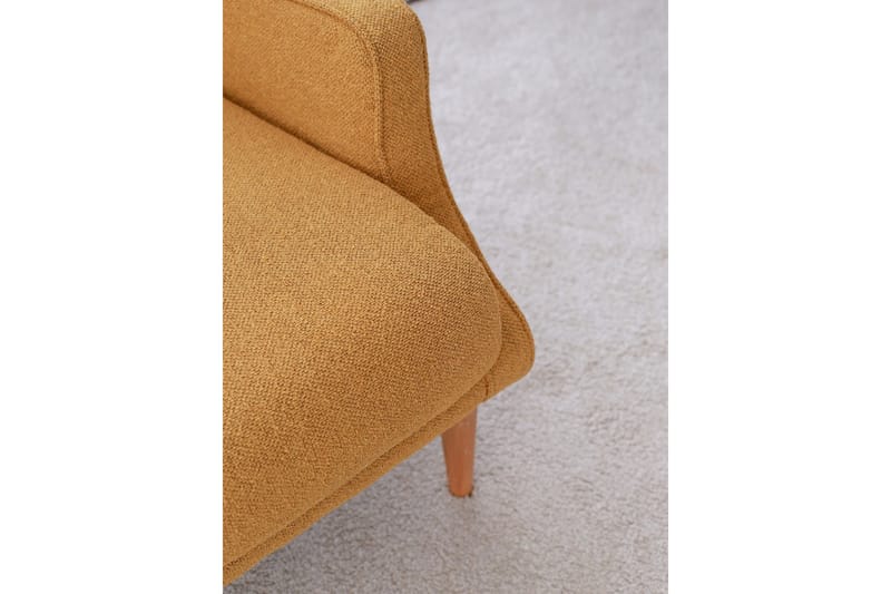 Nojatuoli Klam - Sinapinkeltainen - Huonekalut - Tuoli & nojatuoli - Nojatuoli & lepotuoli