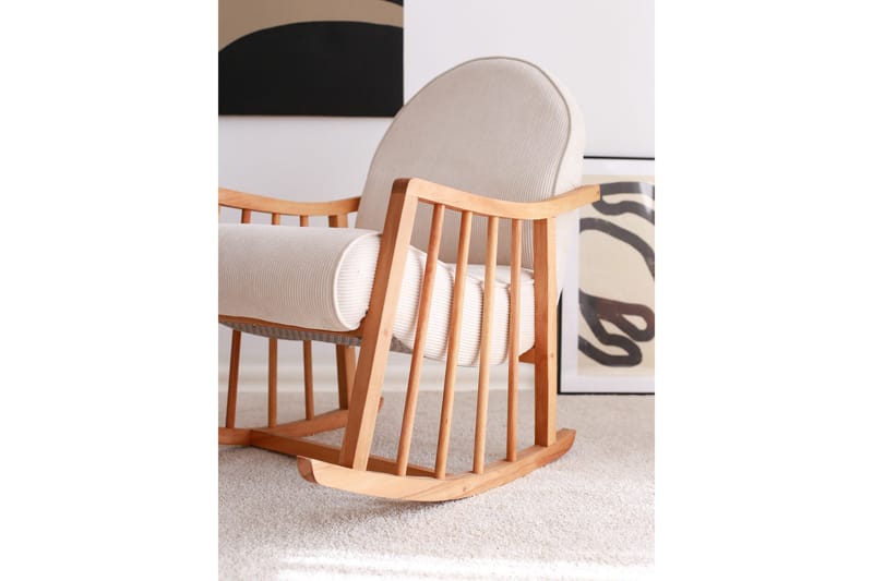 Nojatuoli Klea - Valkoinen - Huonekalut - Tuoli & nojatuoli - Pyörivät tuolit & keinutuoli