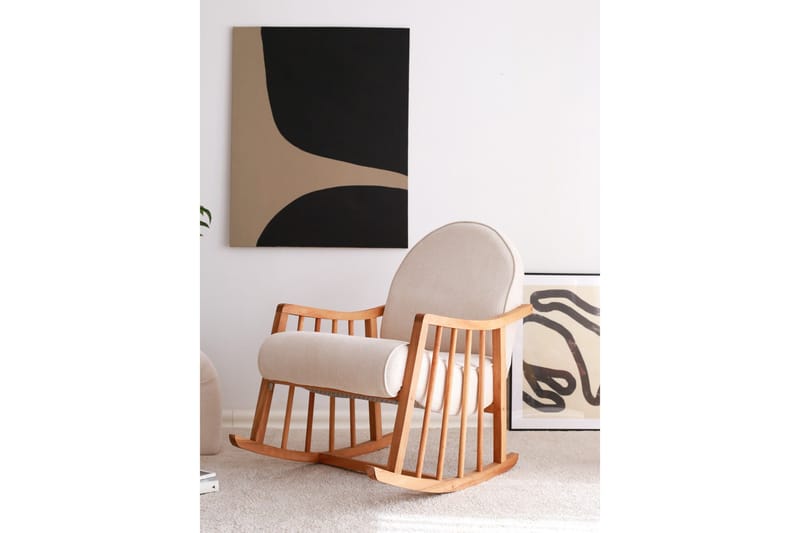 Nojatuoli Klea - Valkoinen - Huonekalut - Tuoli & nojatuoli - Pyörivät tuolit & keinutuoli