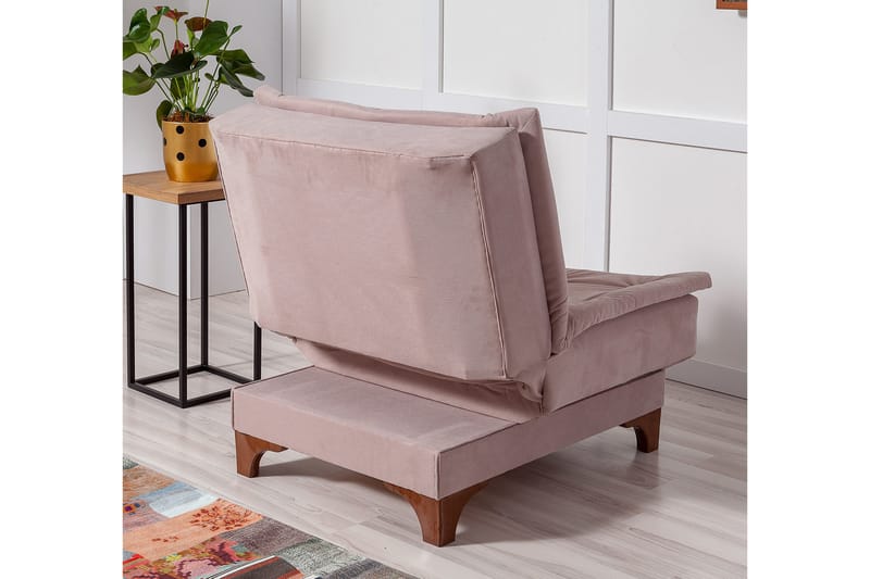 Nojatuoli Kolade käsinojilla - Ruskea - Huonekalut - Tuoli & nojatuoli - Nojatuoli & lepotuoli