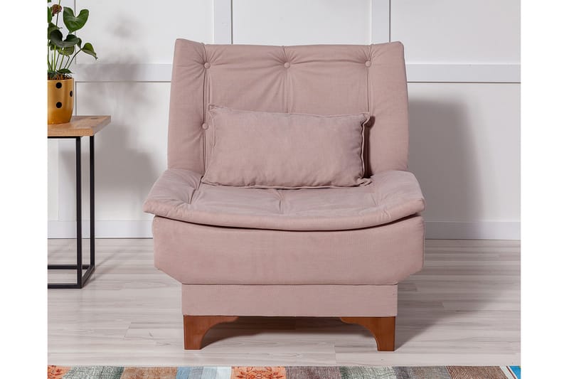 Nojatuoli Kolade käsinojilla - Ruskea - Huonekalut - Tuoli & nojatuoli - Nojatuoli & lepotuoli