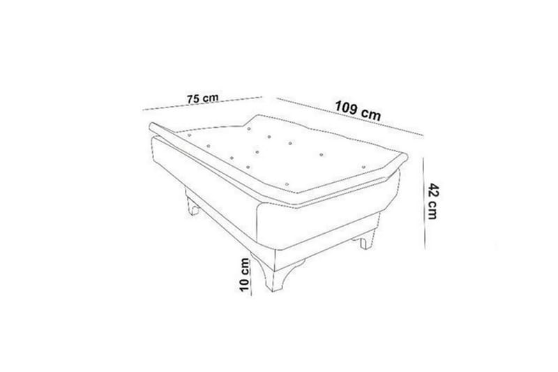 Nojatuoli Kolade käsinojilla - Sininen - Huonekalut - Tuoli & nojatuoli - Nojatuoli & lepotuoli