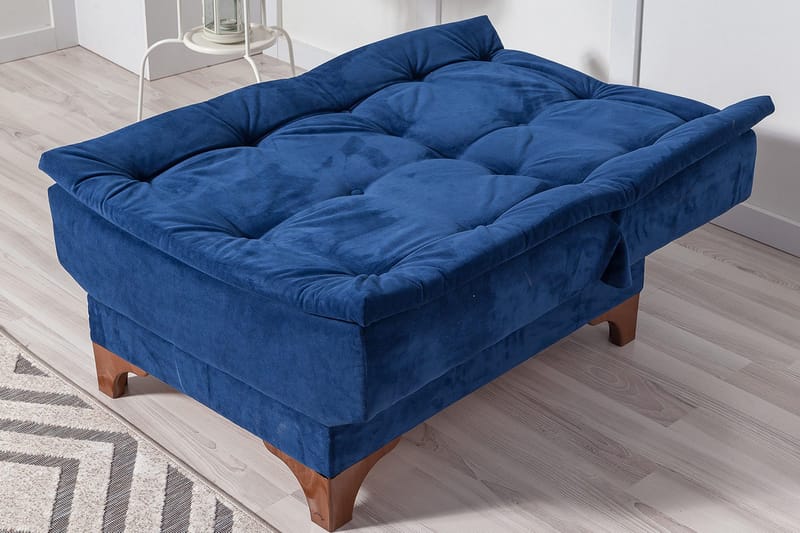 Nojatuoli Kolade käsinojilla - Sininen - Huonekalut - Tuoli & nojatuoli - Nojatuoli & lepotuoli