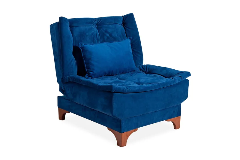 Nojatuoli Kolade käsinojilla - Sininen - Huonekalut - Tuoli & nojatuoli - Nojatuoli & lepotuoli