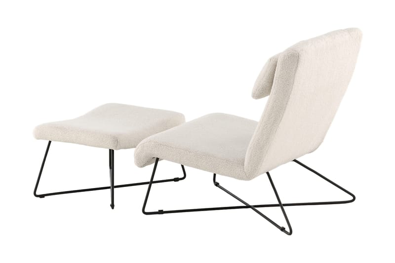 Nojatuoli Laconia - Valkoinen - Huonekalut - Tuoli & nojatuoli - Nojatuoli & lepotuoli