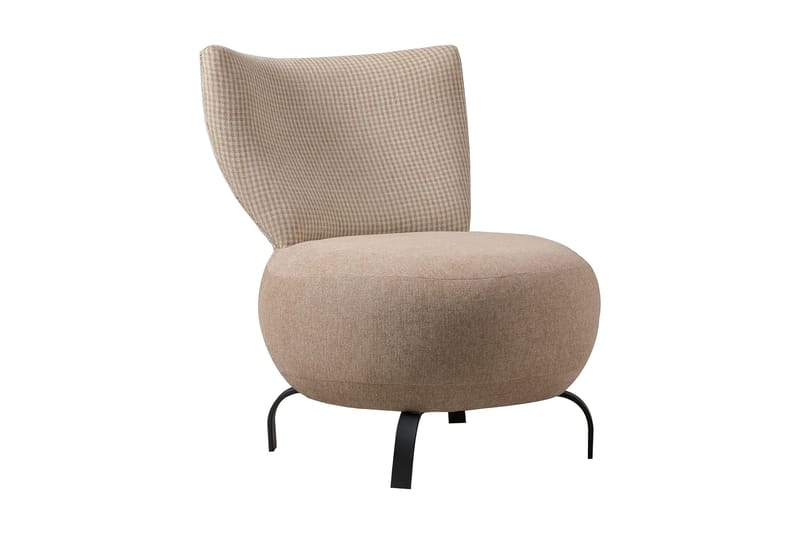 Nojatuoli Larroque, Kermanvalkoinen/Luonnonväri