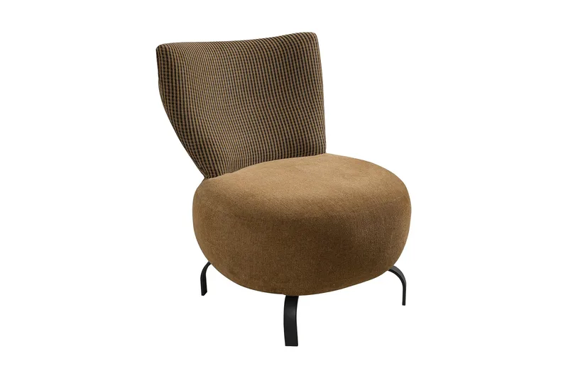 Nojatuoli Larroque, Sinapinkeltainen/Luonnonväri