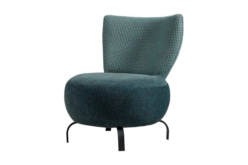 Nojatuoli Larroque - Turkoosi/Musta - Huonekalut - Tuoli & nojatuoli - Nojatuoli & lepotuoli