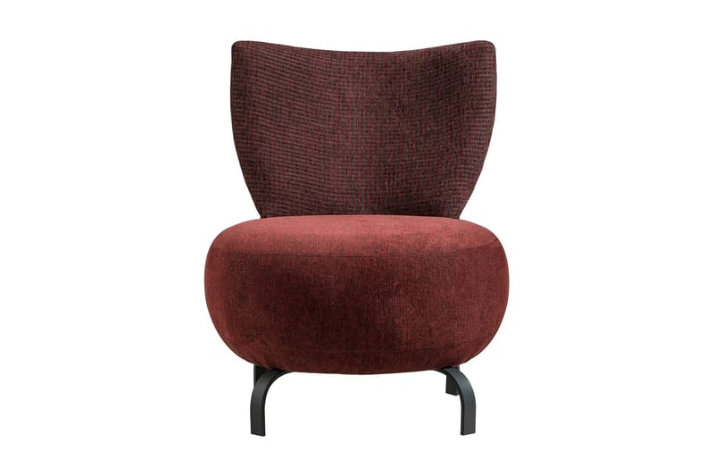 Nojatuoli Larroque - Punainen/Luonnonväri - Huonekalut - Tuoli & nojatuoli - Nojatuoli & lepotuoli