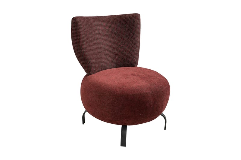 Nojatuoli Larroque - Punainen/Luonnonväri - Huonekalut - Tuoli & nojatuoli - Nojatuoli & lepotuoli