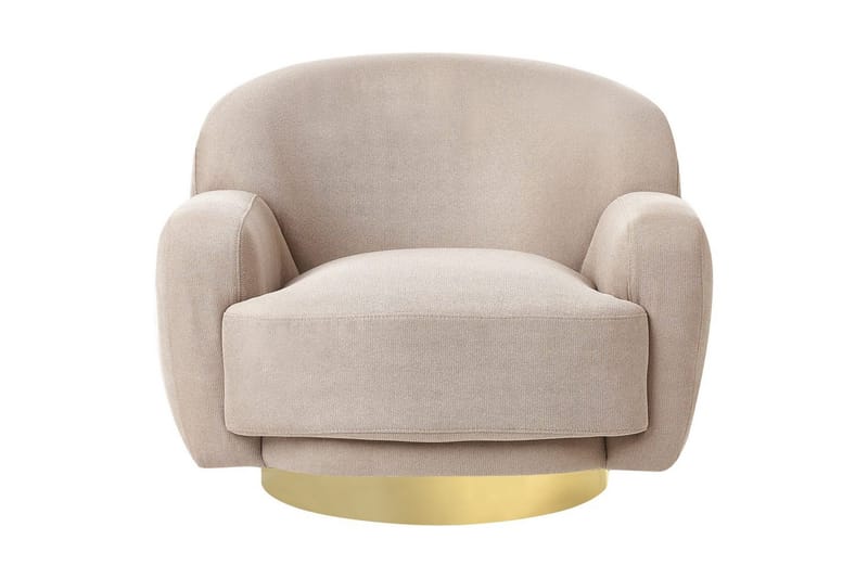 Nojatuoli Lejre Tummabeige/Kulta - Tummabeige/Kulta - Huonekalut - Tuoli & nojatuoli - Nojatuoli & lepotuoli - Klubituolit