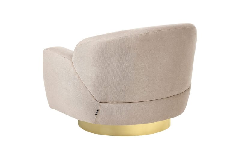 Nojatuoli Lejre Tummabeige/Kulta - Tummabeige/Kulta - Huonekalut - Tuoli & nojatuoli - Nojatuoli & lepotuoli - Klubituolit