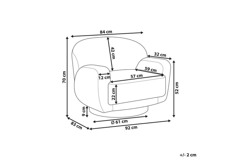 Nojatuoli Lejre Vihreä/kulta - Vihreä/kulta - Huonekalut - Tuoli & nojatuoli - Nojatuoli & lepotuoli - Klubituolit