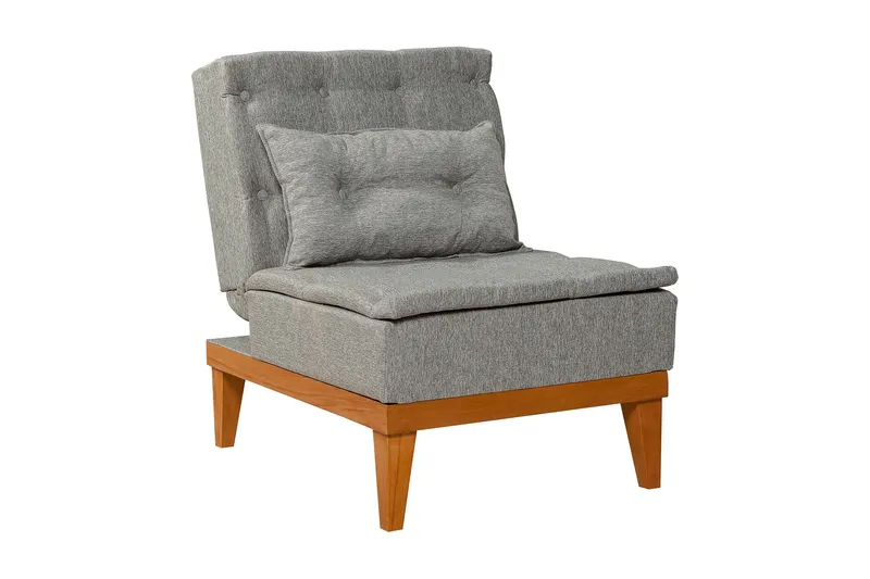 Nojatuoli Levendoski käsinojilla - Harmaa - Huonekalut - Tuoli & nojatuoli - Nojatuoli & lepotuoli