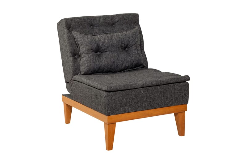 Nojatuoli Levendoski käsinojilla, Harmaa