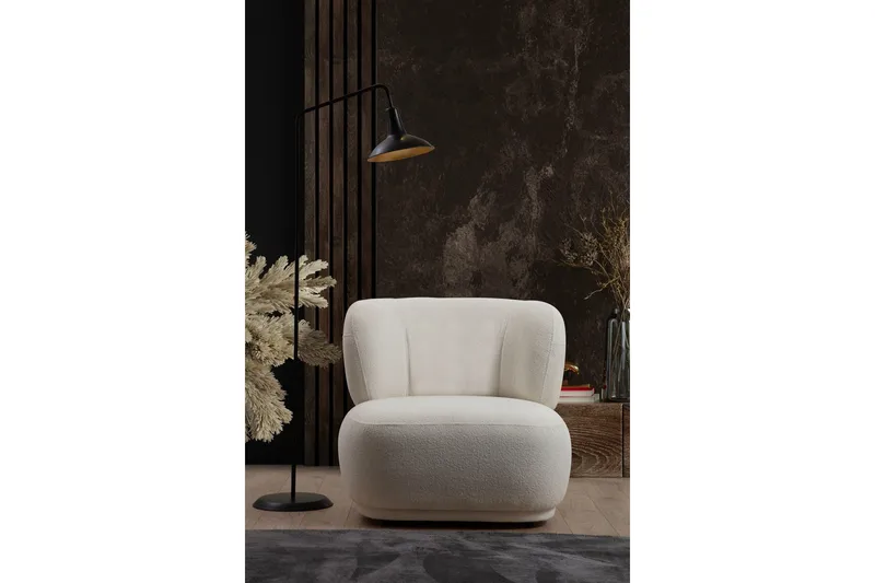 Nojatuoli Levonto - Valkoinen - Huonekalut - Tuoli & nojatuoli - Nojatuoli & lepotuoli