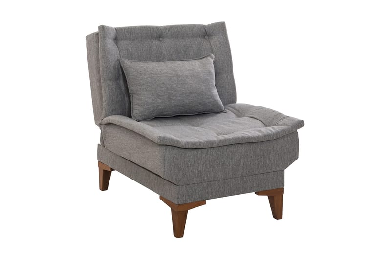 Nojatuoli Longburn - Harmaa - Huonekalut - Tuoli & nojatuoli - Nojatuoli & lepotuoli