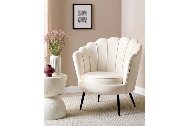 Nojatuoli Lovikka Valkoinen/musta - Valkoinen/musta - Huonekalut - Tuoli & nojatuoli - Nojatuoli & lepotuoli - Klubituolit