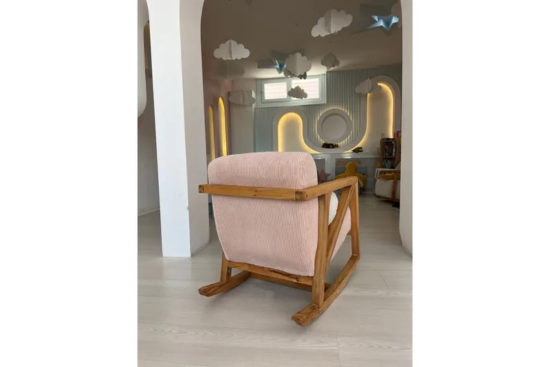 Nojatuoli Mamuni - Vaaleanpunainen - Huonekalut - Tuoli & nojatuoli - Nojatuoli & lepotuoli