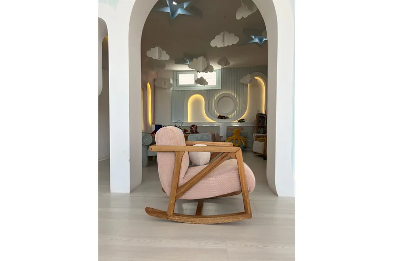 Nojatuoli Mamuni - Vaaleanpunainen - Huonekalut - Tuoli & nojatuoli - Nojatuoli & lepotuoli