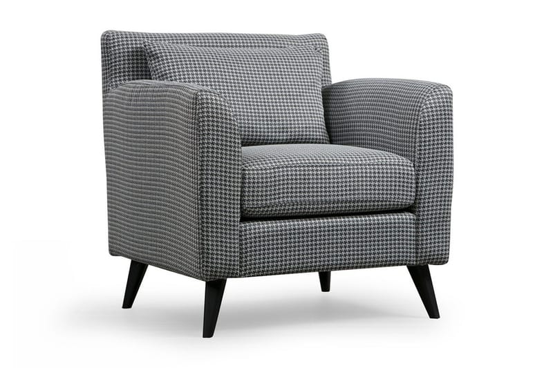 Nojatuoli Maner, Kuvioitu/Musta