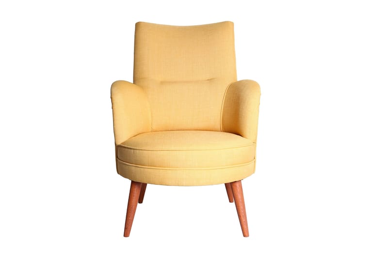 Nojatuoli Mccalib Käsinojilla - Keltainen - Huonekalut - Tuoli & nojatuoli - Nojatuoli & lepotuoli