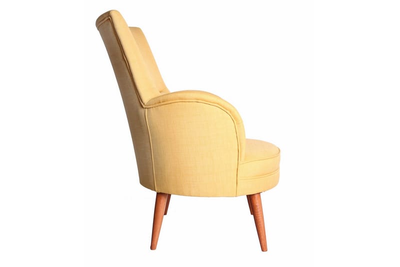 Nojatuoli Mccalib Käsinojilla - Keltainen - Huonekalut - Tuoli & nojatuoli - Nojatuoli & lepotuoli