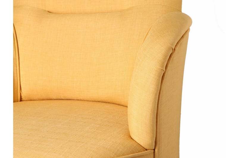 Nojatuoli Mccalib Käsinojilla - Keltainen - Huonekalut - Tuoli & nojatuoli - Nojatuoli & lepotuoli