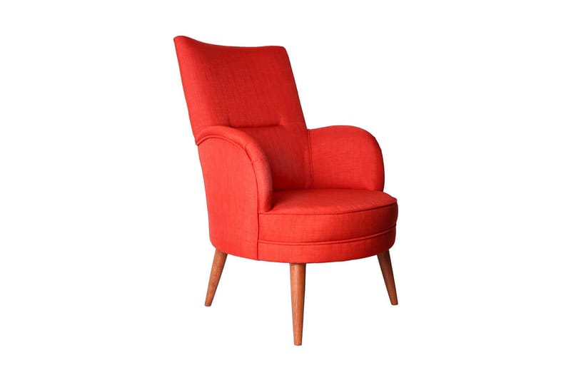 Nojatuoli Mccalib Käsinojilla - Punainen - Huonekalut - Tuoli & nojatuoli - Nojatuoli & lepotuoli