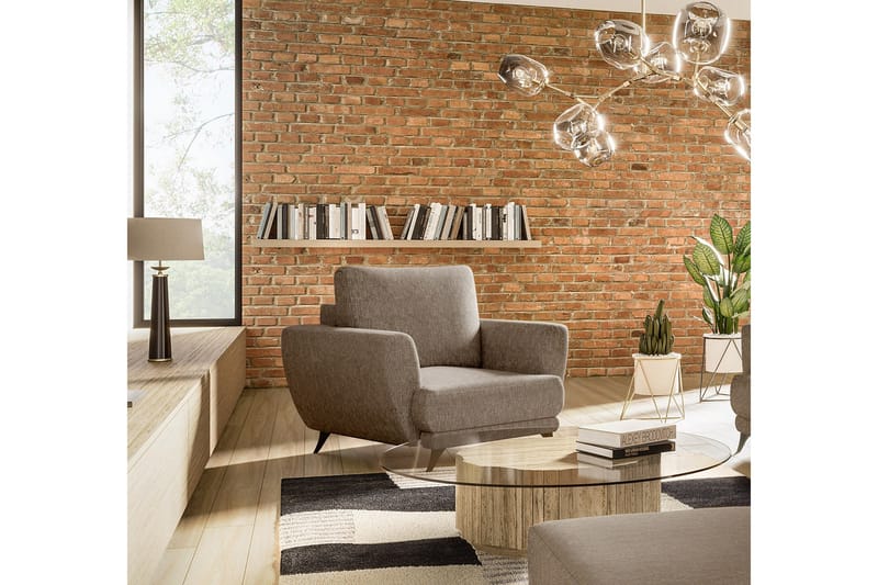 Nojatuoli Megisti - Beige - Huonekalut - Tuoli & nojatuoli - Nojatuoli & lepotuoli