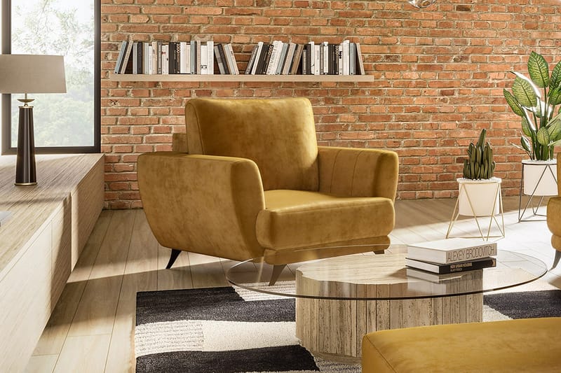 Nojatuoli Megisti, Keltainen