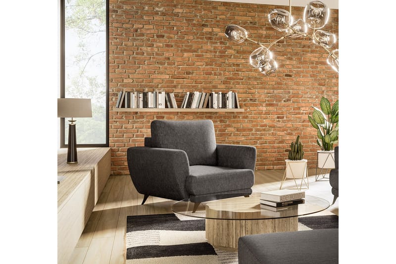 Nojatuoli Megisti - Tummanharmaa - Huonekalut - Tuoli & nojatuoli - Nojatuoli & lepotuoli