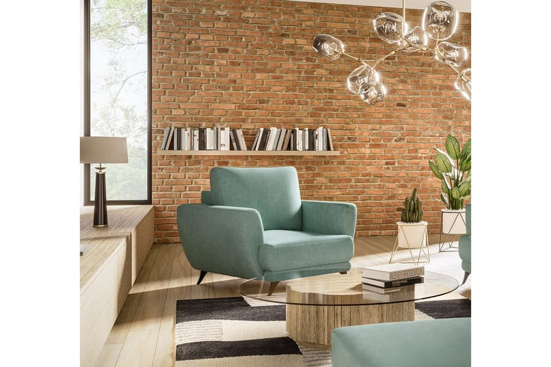 Nojatuoli Megisti - Vaaleanvihreä - Huonekalut - Tuoli & nojatuoli - Nojatuoli & lepotuoli