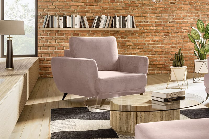 Nojatuoli Megisti, Vaalearoosa