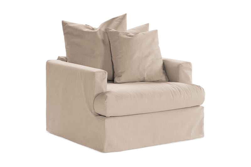 Nojatuoli Menard - Beige - Huonekalut - Tuoli & nojatuoli - Nojatuoli & lepotuoli