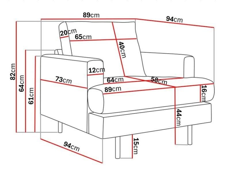 Nojatuoli Menard  Compact - Valkoinen - Huonekalut - Tuoli & nojatuoli - Nojatuoli & lepotuoli