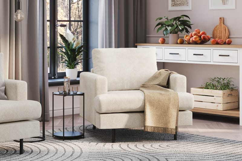 Nojatuoli Menard  Compact - Valkoinen - Huonekalut - Tuoli & nojatuoli - Nojatuoli & lepotuoli