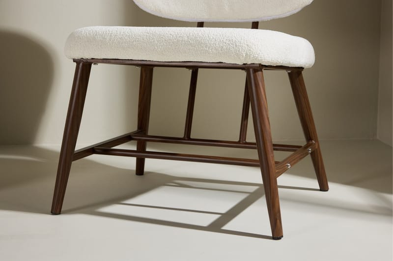 Nojatuoli Midland - Valkoinen - Huonekalut - Tuoli & nojatuoli - Nojatuoli & lepotuoli